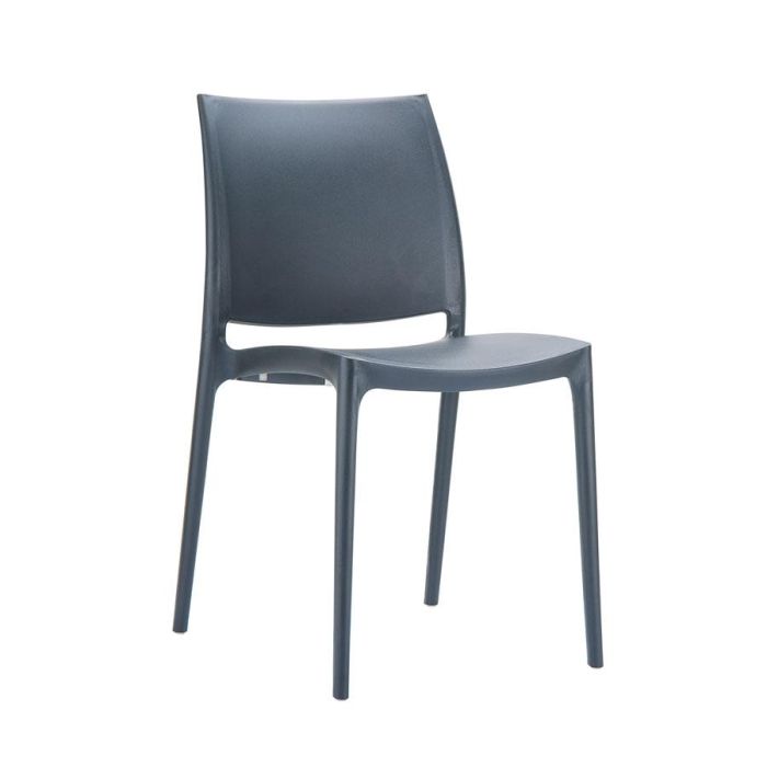 RECYCLED POLYPROPYLENE SIDE CHAIR MODEL 7456 GREY